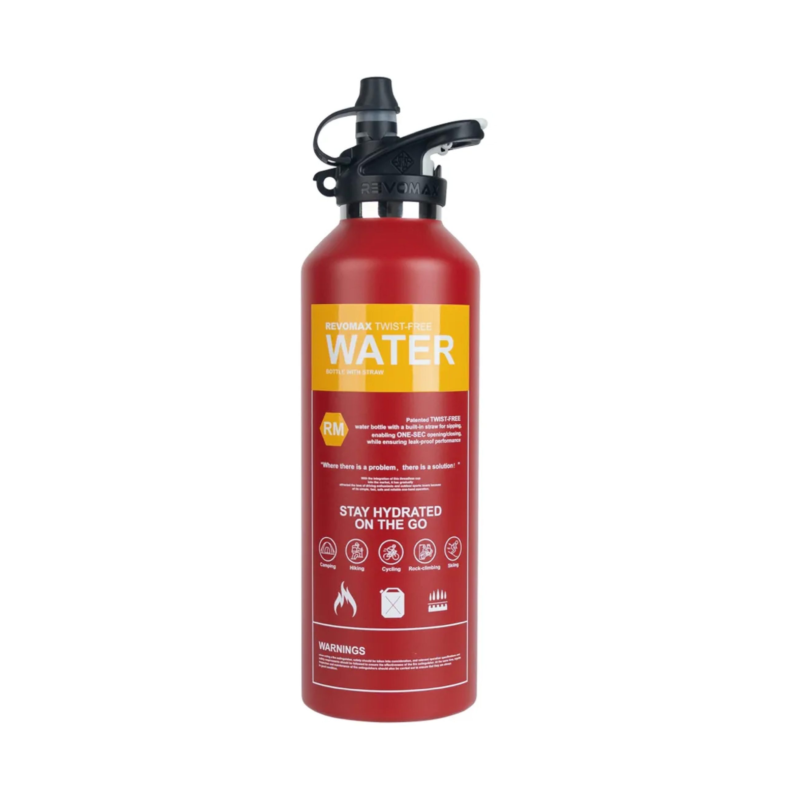 Revomax – FIRE EXTINGUISHER STYLE-Fire Red