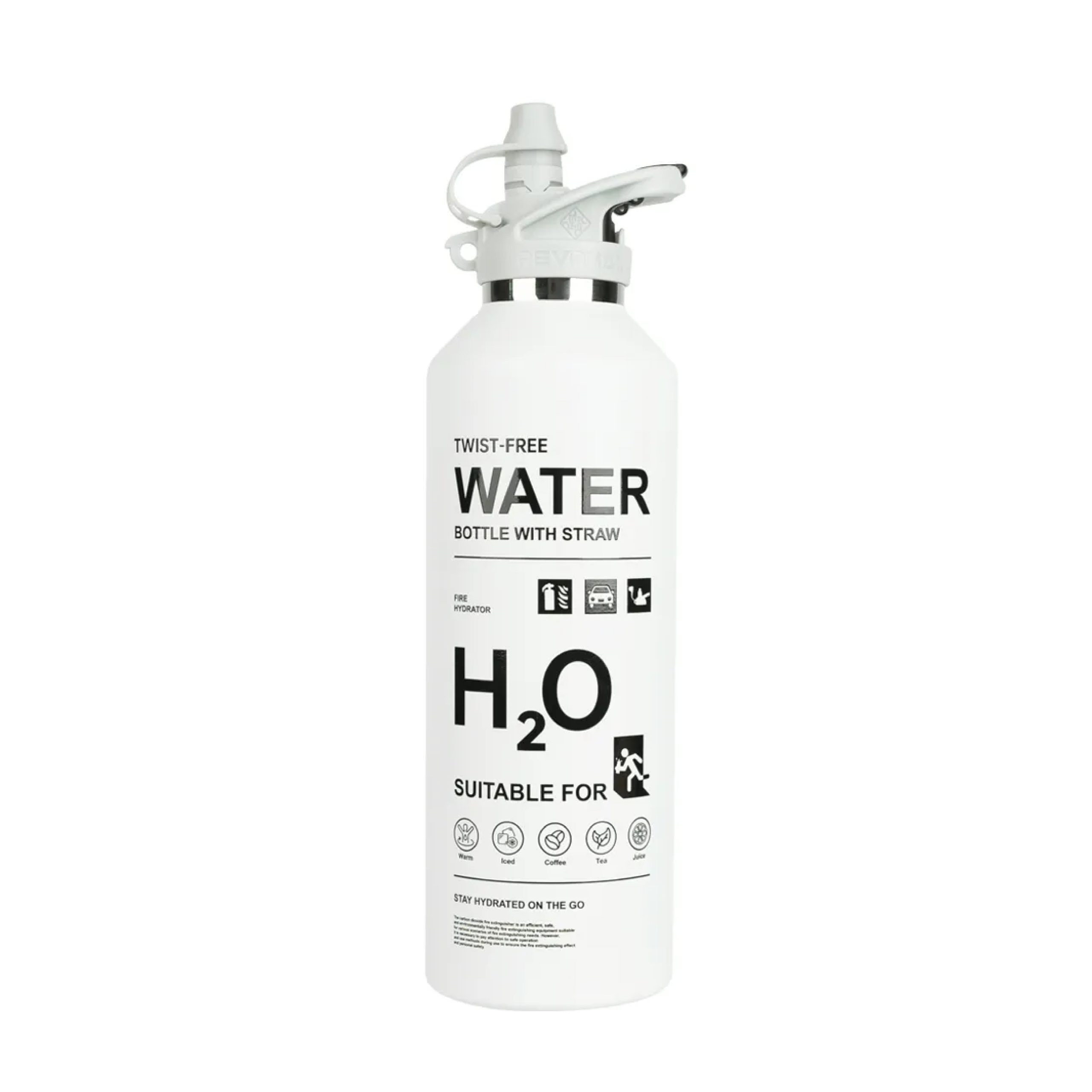 Revomax – FIRE EXTINGUISHER STYLE – Pearl White