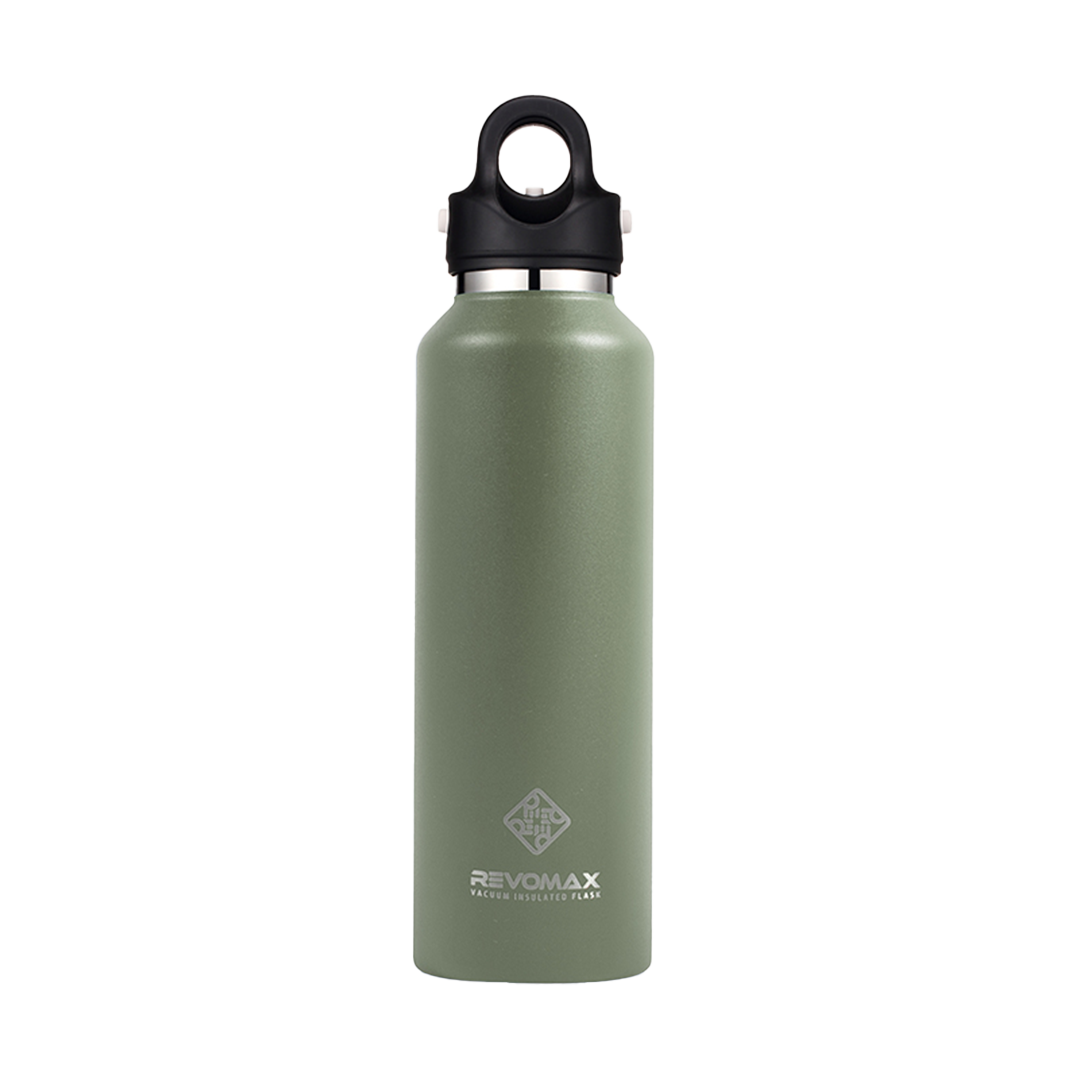 Revomax – VACUUM INSULATED FLASK – OLIVE GREEN